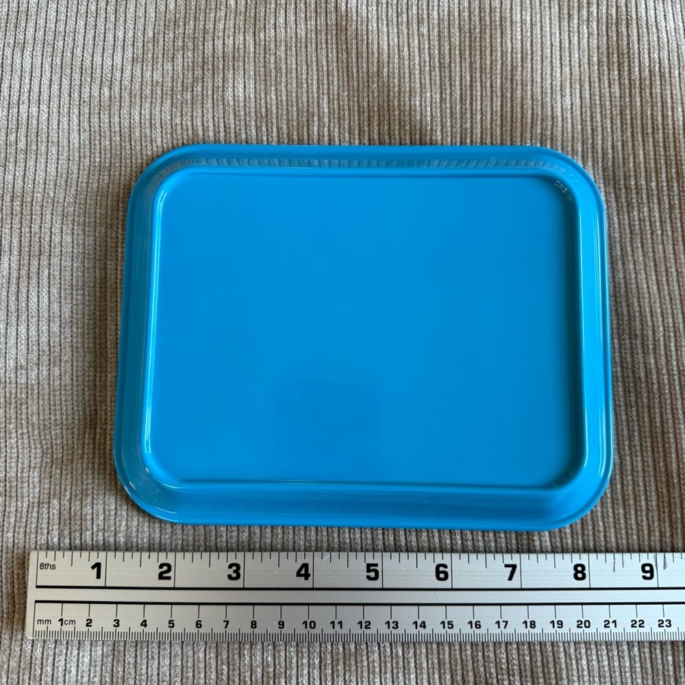 Rolling Tray Connected Cannabis Co. Blue and Black Acrylic Tray - Picture 4 of 8